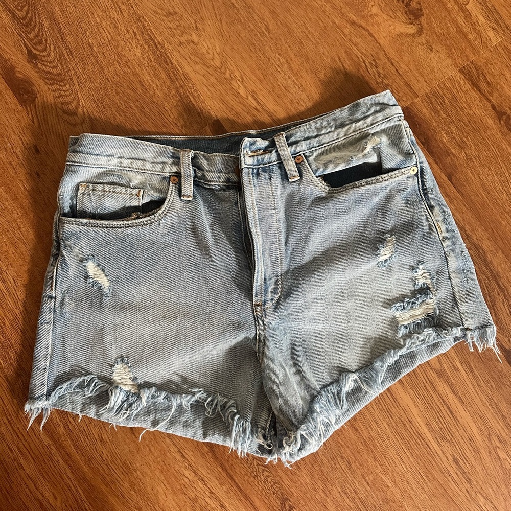 BLANKNYC Distressed Denim Women Shorts